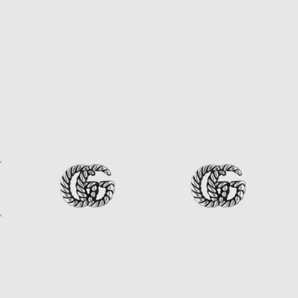 Authentic Gucci Marmont stud earrings. - Picture 5 of 11